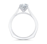 14K White Gold Solitare Diamond Engagement Ring- Special Order Only